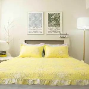 여름이불 안개꽃 60수 아사 순면 여름 이불 퀸 Q 패드 겸용