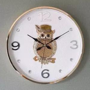 벽걸이시계 황금열쇠 부엉이 SE 무소음 벽시계