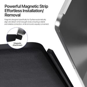 DUX Microsoft Surface Pro 12용 UltraSlim 백라이트 Bluetooth 키보드 멀티터치 터치패드가 포함된 자기