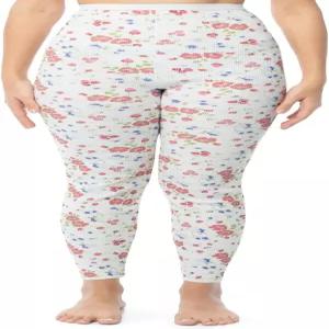 인데라 여성용 빗질 코튼 라셸 니트 팬츠 속옷 보온 롱 존스