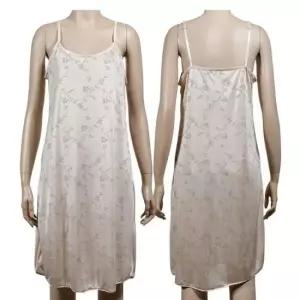 실크잠옷 여자 속옷 슬립 웨어 원피스 실크 잠옷 풍기인견 ag