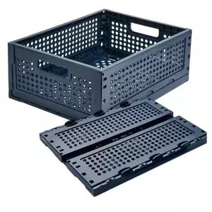 폴딩박스 소 네이비 다용도 접이식 수납함/멀티/박스/폴딩/수납장/캠핑/수납/플라스틱/리빙/자동차/정리함