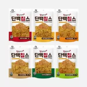 [제이커머스]강아지 단백질 칩스 100g 닭+브로콜리 야채 영양식 애견 과자 전연령 노령견 스낵 비스킷 생일