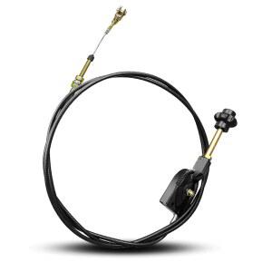 [미국배송] 히타치 EX230 굴삭기 또는 믹서용 EMIHO 8.2FT / 250M 스로틀 제어 케이블 장착 블랙 노브가 있는 수동 유연 와이어 스테인리스 스틸 조인트가 범용 PU