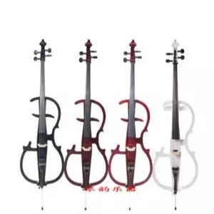 투명 전자첼로 입문용 일렉트릭 연주 프레임 공연 연습생