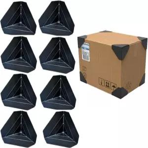 배송 상자 코너 프로텍터(60개 세트) 플라스틱 포장 가장자리 프로텍터 가드 프레임 60형 수제 프로텍터.