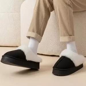 퍼 남성 슬리퍼 겨울 따뜻한 털하우스