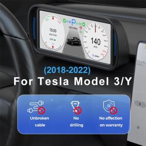 hud 헤드업 디스플레이 for 테슬라 모델y HUD 3 및 Y 2023 액세서리, 자동차 대시 보드 클러스터 계기 속도