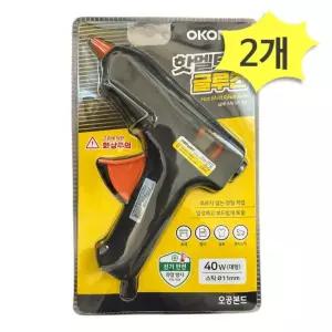 오공 핫멜트 글루건 대형 11mm x 2개