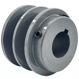 Saelno 2BK28-1 1/8 더블 그루브 풀리 v 벨트 1 1/8인치 보어 2.95인치 OD AAX BX 4L 5L V-벨트용 모터