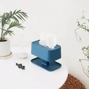 [이지커머스]컬러풀 소품 트레이 투인원 티슈 케이스 티슈케이스 휴지케이스 티슈커버 티슈통 티슈보관함