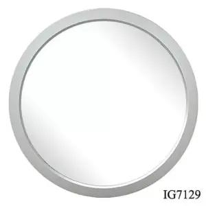 선물 실버 원형 벽거울 IG7129 28cm