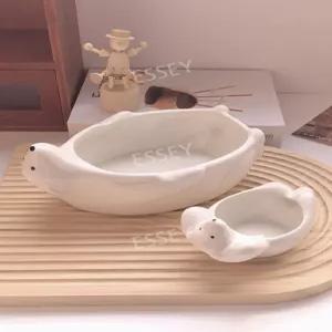 북극곰 반찬접시 세라믹소스기 간장종지 플레이트