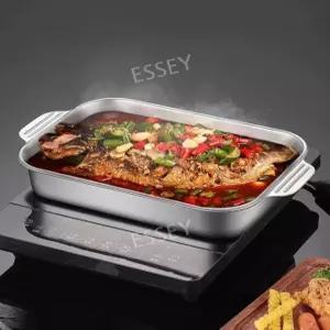 사각 구이냄비 생선 인덕션 트레이 스테인레스 오븐 냄비 해물