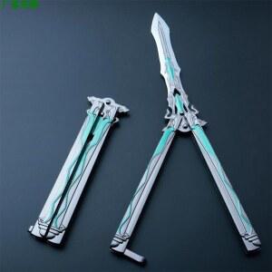 송 연습용 판타지 나비도 나이프 칠살검 플라스틱