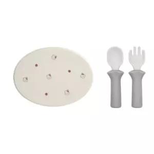 블루마마 유아식기 접시 그릇 간식 이유식 스푼포크 BNA
