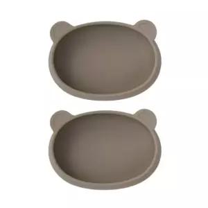 블루마마 실리콘 이유식 그릇 초기 중기 샌드베이지 BNA