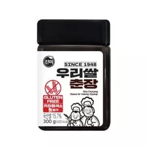 롯데 진미식품 우리쌀춘장 (글루텐무첨가) x 300g 5EA