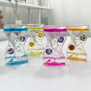 [퍼니메이커]웨이브 모션버블러 스트레스해소 오일타이머 모래시계 오일시계 장식소품 오일멍