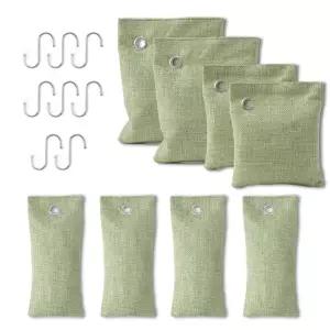 클린업 탈취제 대나무 숯주머니 냉장고숯 8p(그린)