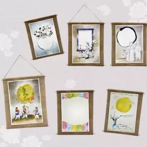 뚝딱 수묵화 족자 단품 만들기 교구 재료