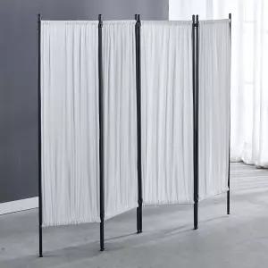 [퍼니메이커]심플파티션C 4단 접이식칸막이 셀프가벽 공간분리 인테리어파티션 이동식칸막이 가림막파티션