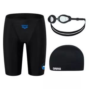 아레나 남아동 수영복 3종세트 