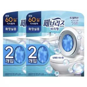 페브리즈 화장실용 비치형 상쾌한 비누향 6.3ml x 4개