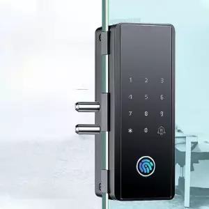 사무실 유리도어 상가문 도어락 번호키 디지털 도어