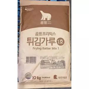 탕수육튀김가루 업소용 식당 식자재 요리 재료 곰표 튀김가루 10kg