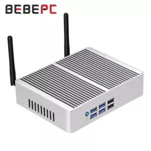 인터 코어 i7-4500U/i5-5300U 베어본 키트가 탑재된 BEBEPC 미니 PC 산업용 Win10Pro 지원 WiFi Linux 컴팩