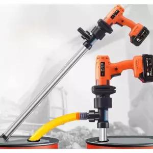 충전식 전동 자바라 기름 급유 주유기 무선 말통 디젤