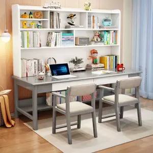 형제책상 일자형 쓰기 트윈데스크 테이블 2인용 자매