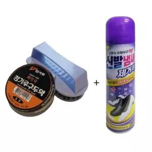 구두약+구두솔+신발냄새제거제