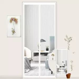 자석 문 모기장 90x210cm 화이트 방문모기장 문모기장방문용