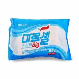 순한 저자극 빨래 450g 소프트빅 세탁 대용량 비누