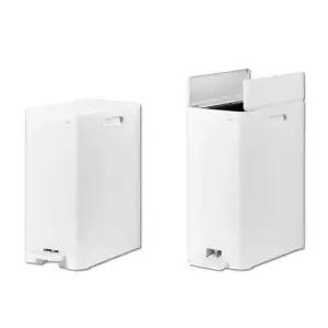 15리터 페달형 실내 휴지통 쓰레기통 45x20.5cm 1개