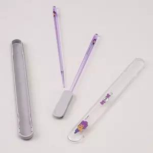 브롤스타즈 피크닉 젓가락 조용한 케이스 세트 쉘리