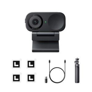 Insta360 링크 2C 삼각대 번들 - PC/Mac용 4K 웹캠, 1/2인치 센서, 자동 프레임, HDR, AI 노이즈 캔슬링 마이크, 스트리밍, 통화, 게임을 위한 제스처