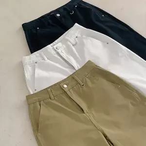 핫핑 [절개라인/탄탄핏] 브로킷 코튼 사이드절개 디링 와이드팬츠 (25~36)