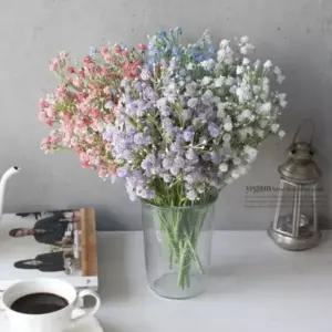 [콩심팥심]인테리어 꽃 안개 화분 조화 홈데코