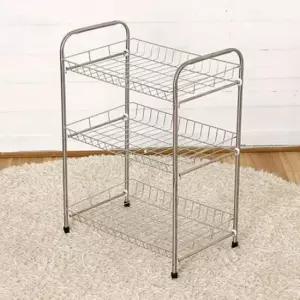 [생활] 조립형 스테인리스 미니 진열대 3단 선반랙 진열용 선반