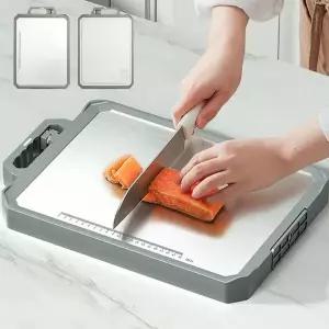 스테인레스 316 도마 칼갈이 강판 일체형 양면도마 캄포 강판 나무