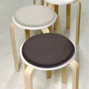 식탁 의자 카페 인테리어 벤치 납작 원형 미니 방석 식탁 얇은 미니