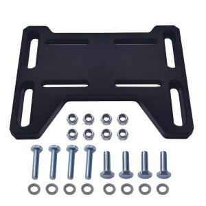 79cc 97cc 100cc 콜먼 CT100U CC100X 메가 모토 mm80용 AKSGKGQ 미니 자전거 엔진 마운트 플레이트, 호버하트 MB001 Baja DB30 모토박스 MBX10용, 프레데터 212 196 224cc 블랙용 다이렉트 볼트온 스왑