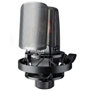 34mm 대형 다이어프램, TAK55 3극 패턴 및 이득 조정 기능이 있는 TAKSTAR XLR 콘덴서 마이크, 녹음, 팟캐스트, 노래, 스트리밍 음성 오버를 위한 전문 스튜디오