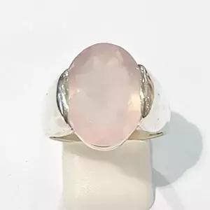 [셀러허브 패션][블루케이] AA급 핑크장미석 원석 반지 210717-11n