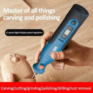 5000-25000RPM 무선 전기 드릴 그라인더 Dremel 로타리 도구 1100mAh 충전식 배터리 목공 미니 조각 펜