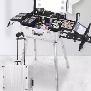 메이크업박스 대용량 상자 조명 가방 아티스트 휴대용