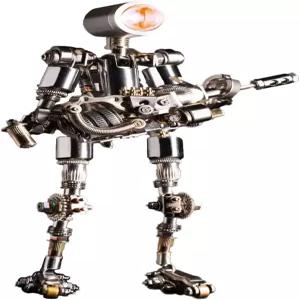 모살 터미네이터 M 3D 메탈 퍼즐 아르시닉스 DIY 기계 로봇 모델 키트 공상 과학 디자인 LED 조명 기능